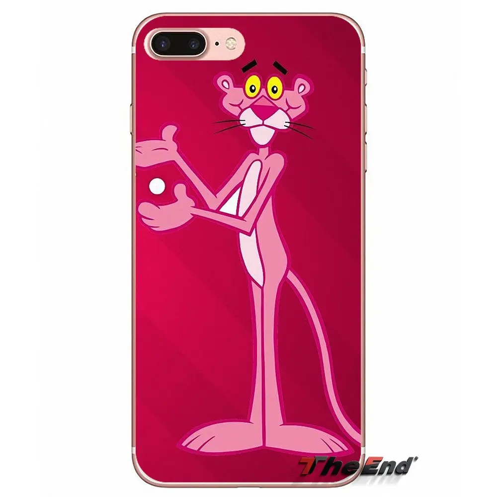 Для iPhone X 4 4S 5 5S 5C SE 6 6S 7 8 Plus Samsung Galaxy J1 J3 J5 J7 A3 A5 2016 2017 Корея Розовая пантера