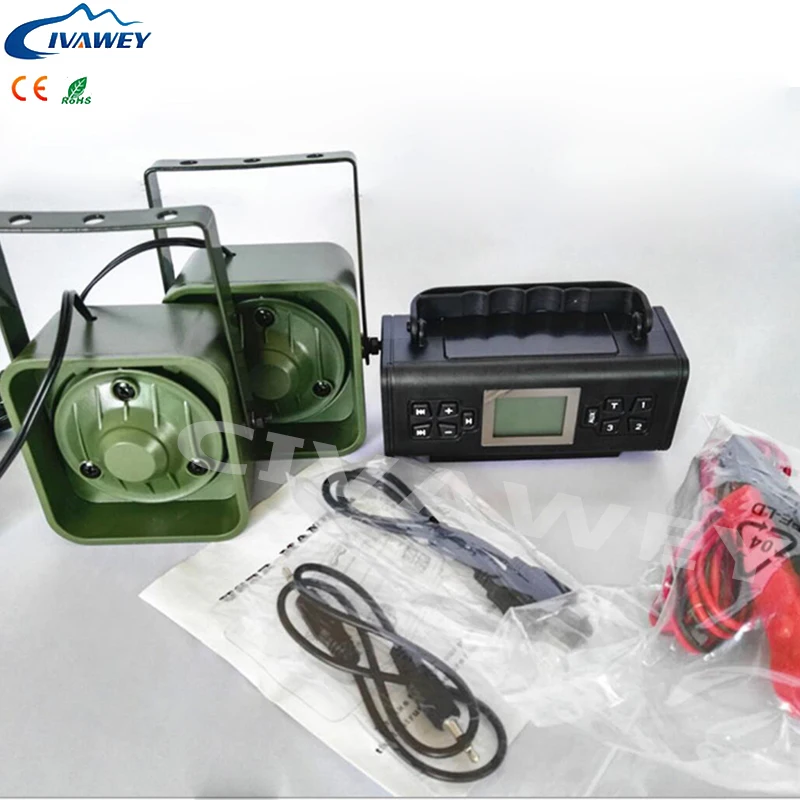 200 звуковых декораций 2x50 Вт динамик утка Охота mp3 абонент электронная птица Птица