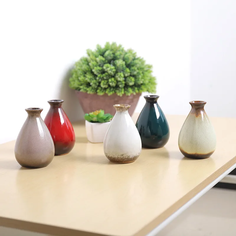 Современная простая керамическая ваза Zakka декоративные фигурки для творческого