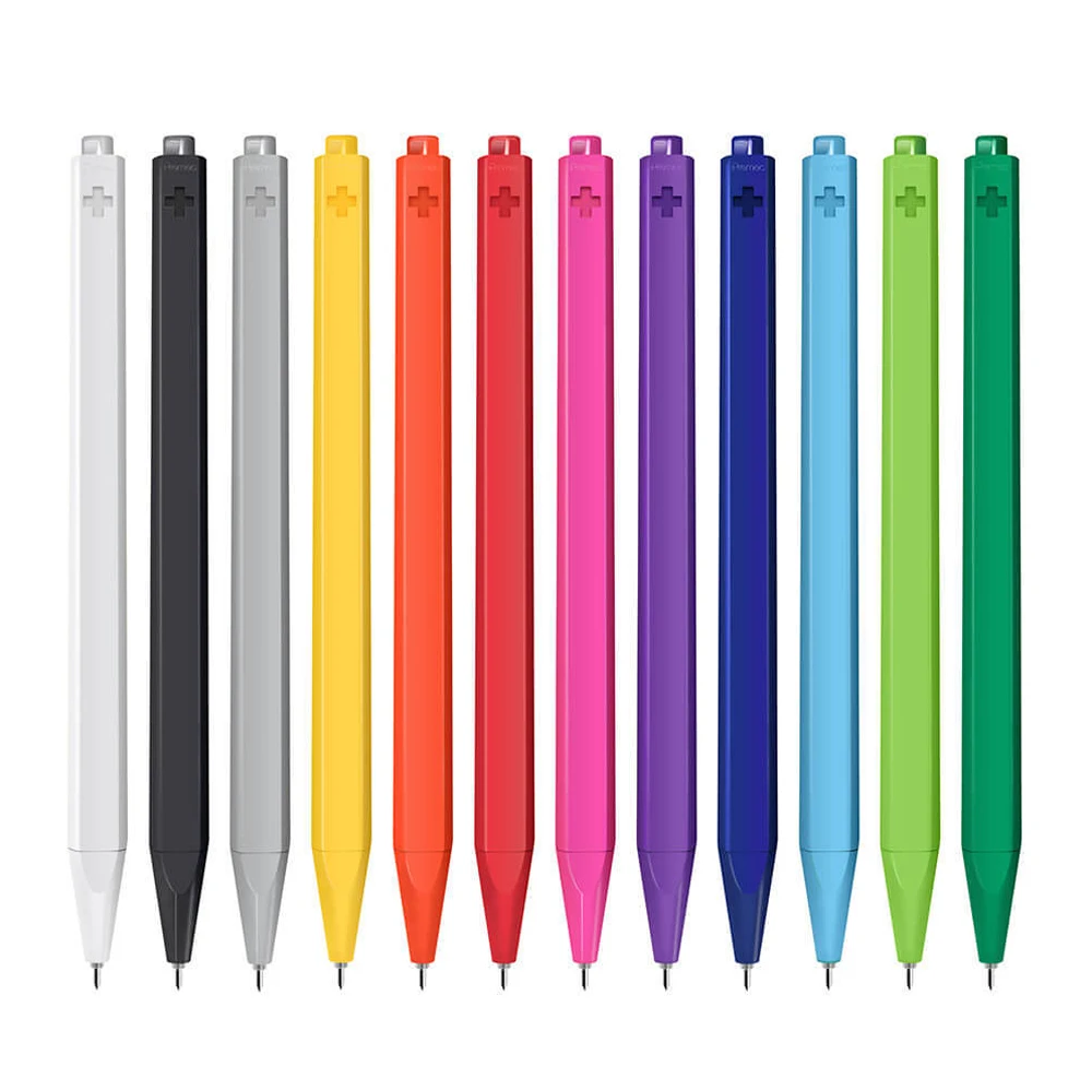 Xiaomi Radical Sign Pen PREMEC Smooth Switzerland Refill 12 цветов 0,4 мм ручка для подписи длина письма 500 м PK ABS Рисование черные чернила для ручки