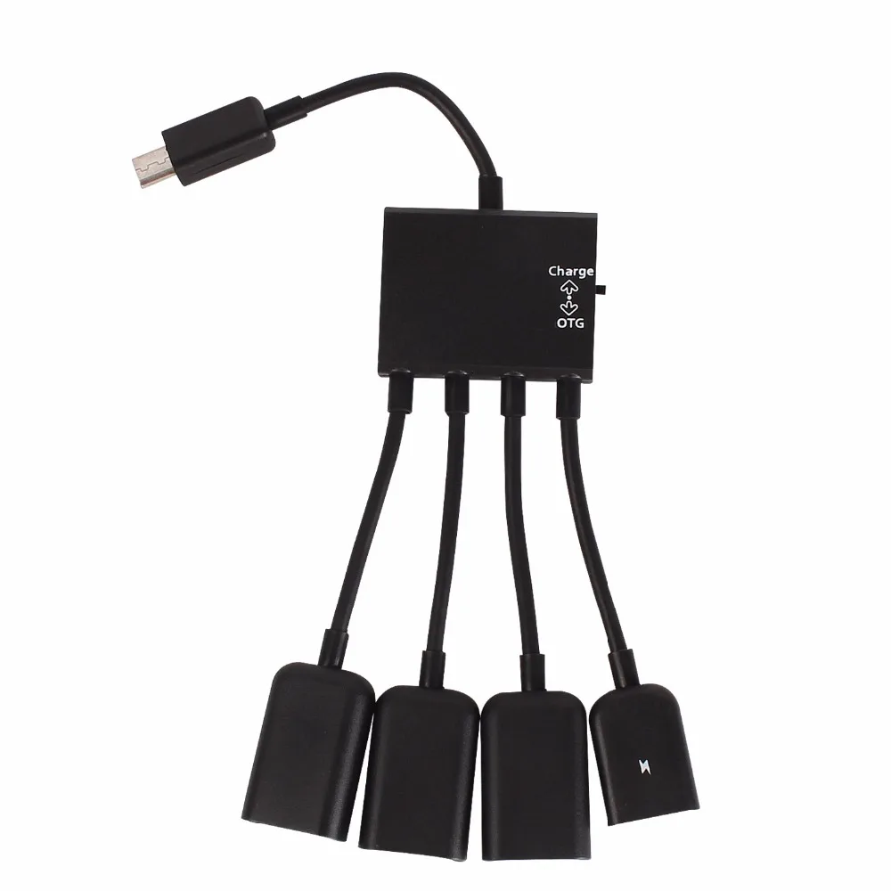 2018 4 портовый Micro USB OTG адаптер зарядного устройства|Кабели питания| |