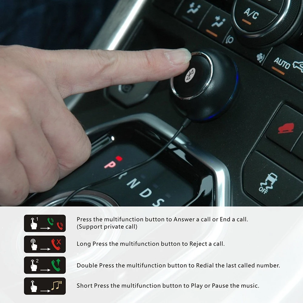 Hands Free EDR автомобильный комплект Bluetooth аудио беспроводной музыкальный приемник 4 1
