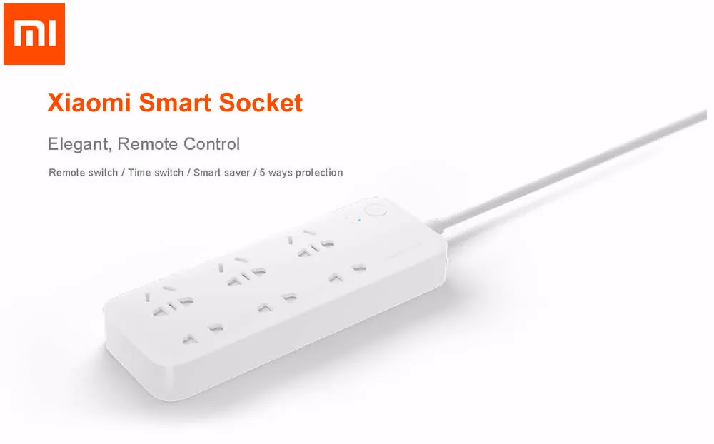 Xiao mi power Strip 3 розетка mi розетка с 3 usb-портами домашняя лента для домашней электроники