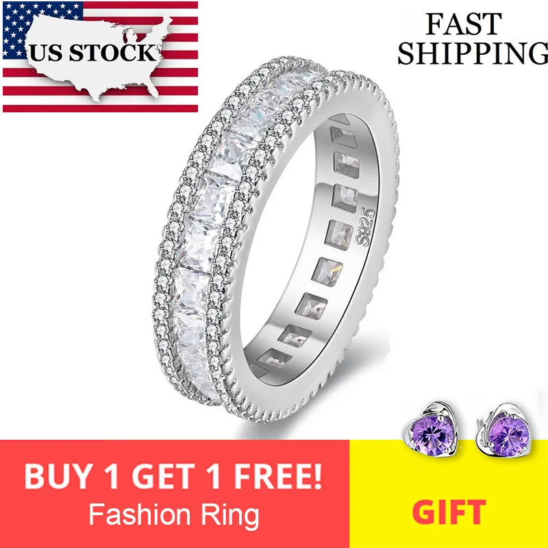 5% Off 2017 Uloveido Кристалл Обручальные Кольца для Женщин Ювелирные Изделия Винтаж