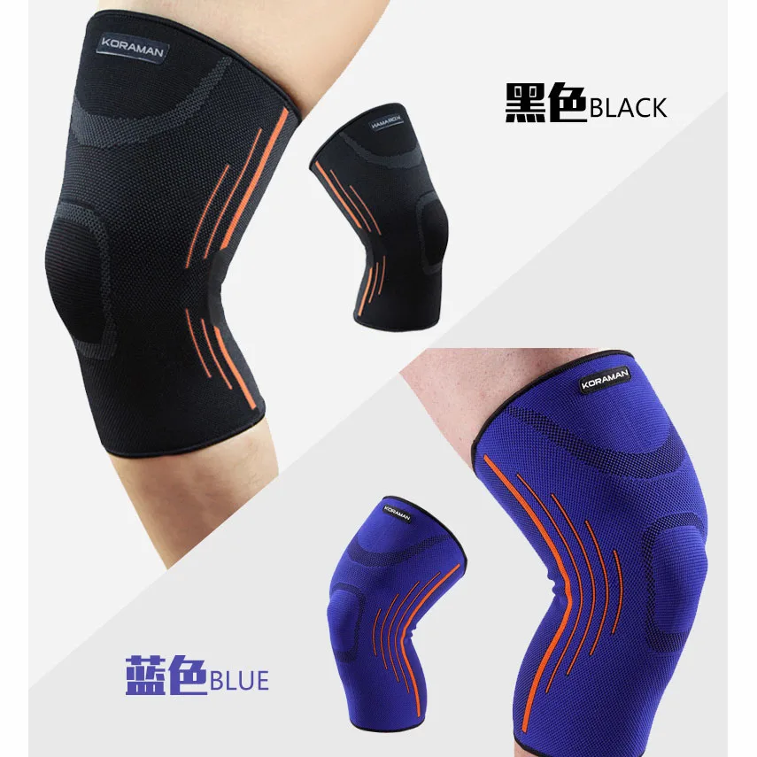 Эластичные дышащие тепло Баскетбол Футбол Спорт Защитный наколенник