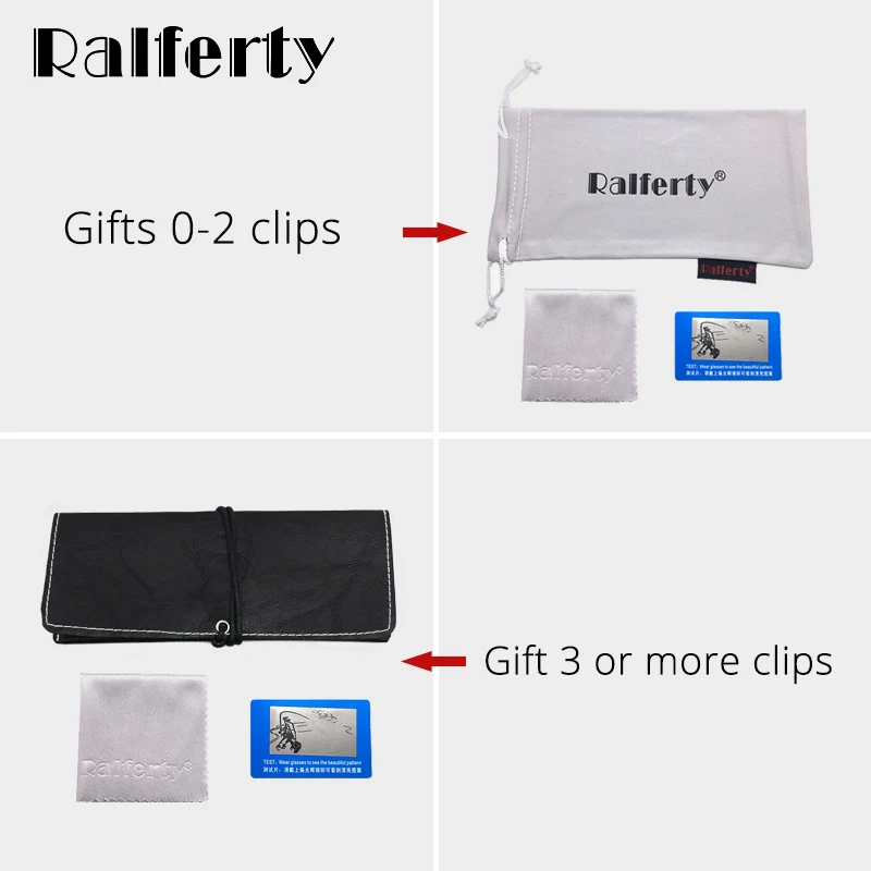 Магнитные поляризованные солнцезащитные очки 5 в 1 Ralferty TR90 с нескольсветильник