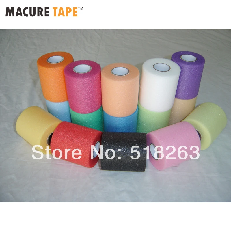 Лента Macure 10 рулонов разноцветная Радужная упаковка Спортивная предварительно