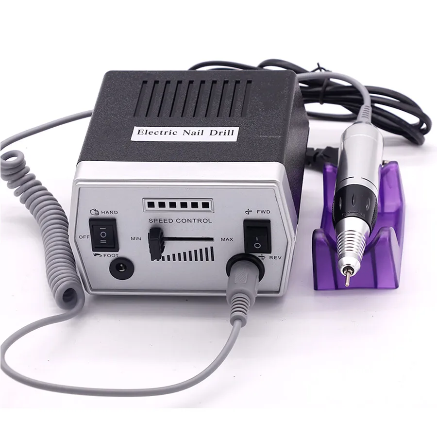 Новинка 220V электрический сверлильный станок для дизайна ногтей 30x набор сверл 300x шлифовальные ленты инструменты для ногтей