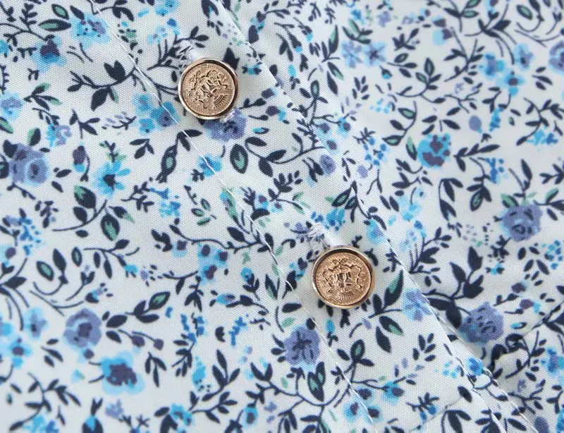 Bazaleas винтажные кружевные лоскутные женские топы blusas шикарный цветочный принт