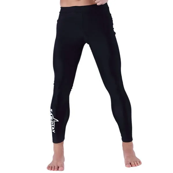 long pants SABOLAY рашгард гидрокостюм спортивный костюм Мужчины Серфинга С Длинными Рукавами Топ Купальник Плавание Солнцезащитный Крем Рубашку Опрометчивого Длинные Брюки Дайвинг Топы - Цвет: long pants
