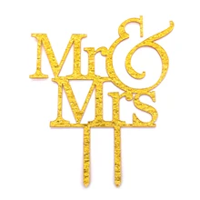 &quotMr and Mrs&quot флаг свадьба Персонализированные торт Топпер