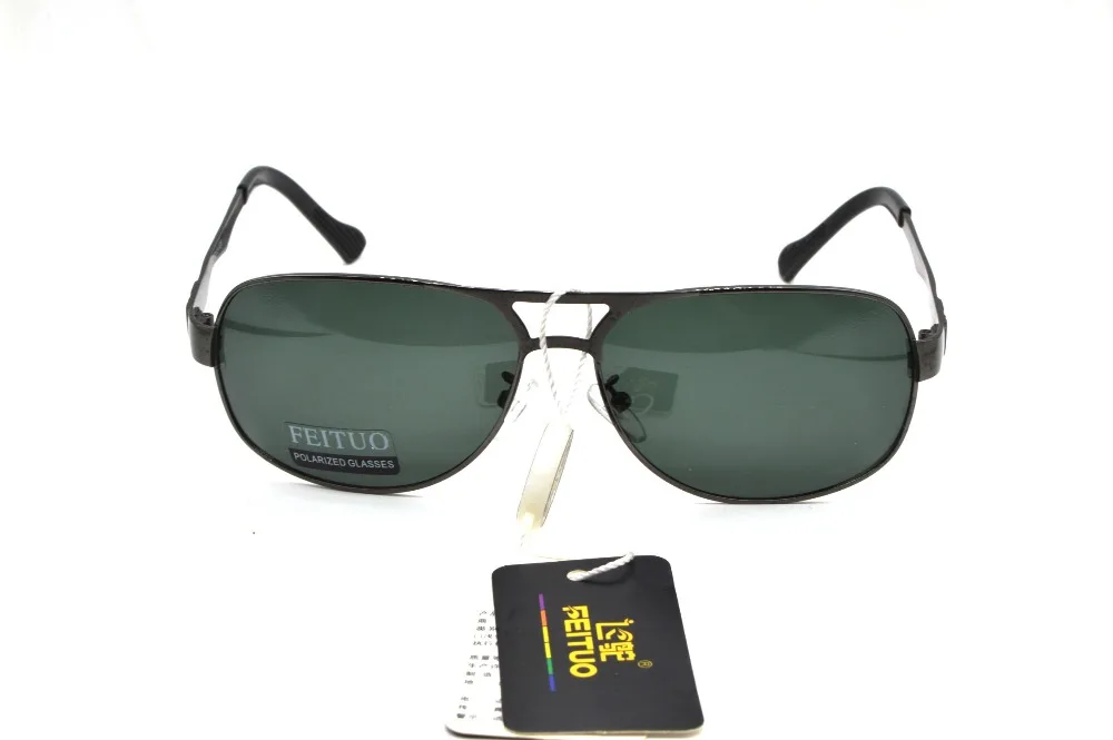 Мужские солнцезащитные очки для близорукости двойные волнистые мостики