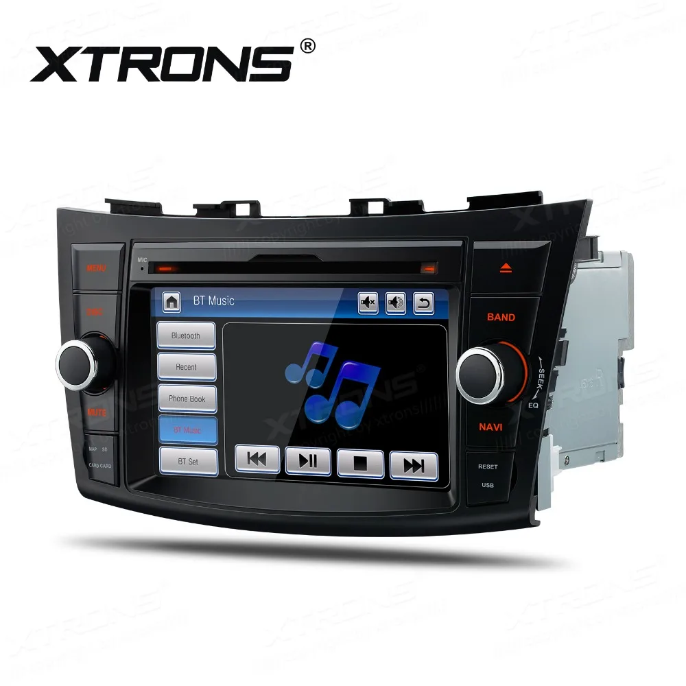 Автомобильный DVD-плеер XTRONS 7 дюймов HD 2 din радио Bluetooth SWC GPS-навигация для SUZUKI SWIFT