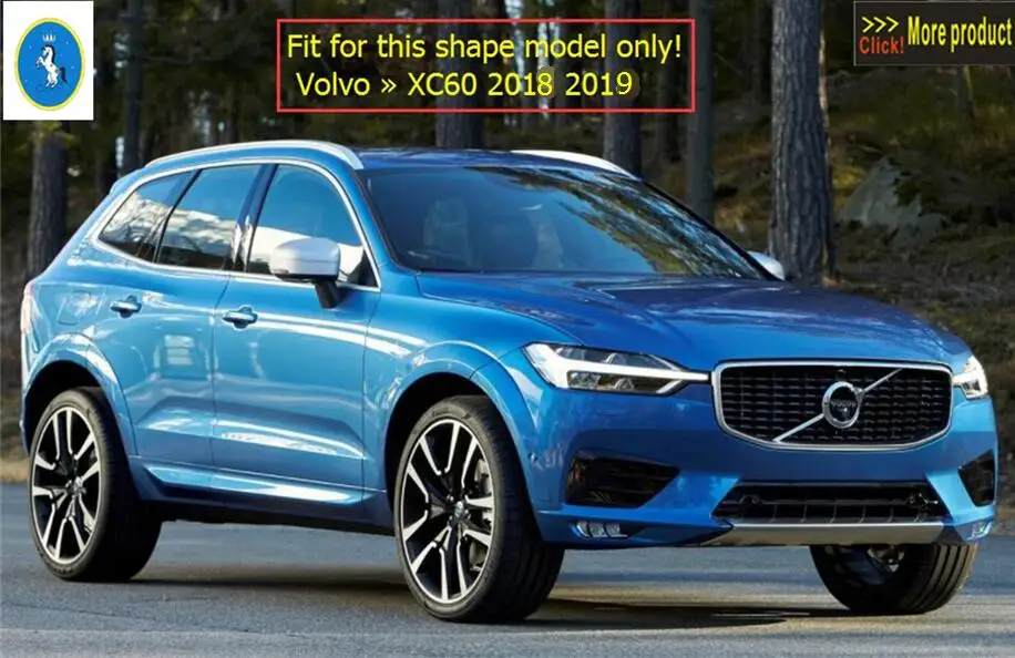 Yimaautotrim авто аксессуары приборной панели крышка экрана отделка ABS подходит для Volvo XC60 Матовый вид из углеродного волокна
