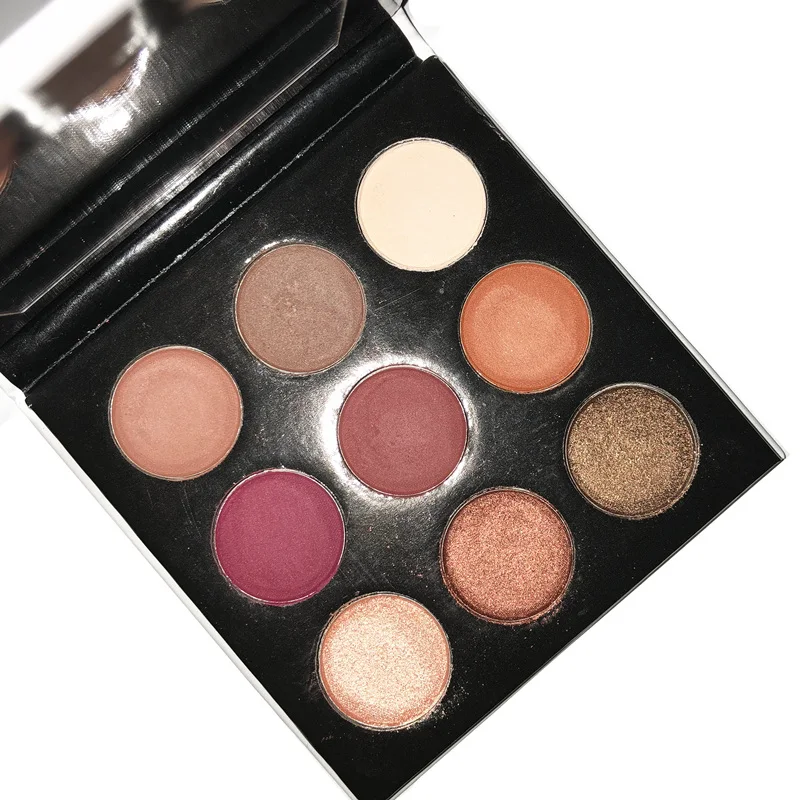 2017 бренд легко носить красота мерцающий макияж палитра натуральный матовый тени