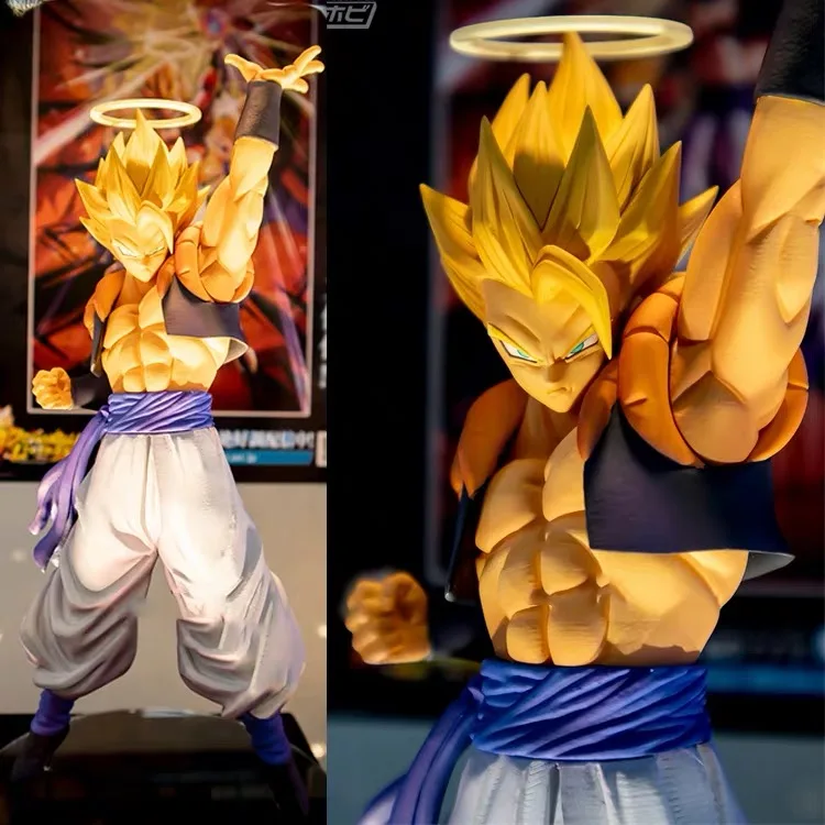 В наличии оригинальный Banpresto Dragonball Легенда фигурка Collab Супер Saiyajin Gogeta фигурку ПВХ