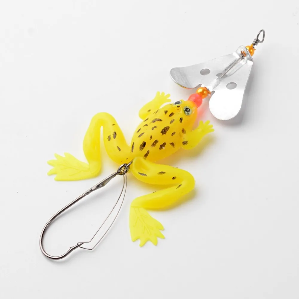 Новинка мягкая рыболовная приманка снасть пластиковая лягушка воблер приманки с