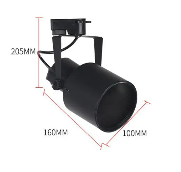 30 Вт E27 PAR30 cree COB LED трек свет пятно настенный светильник Soptlight отслеживающий