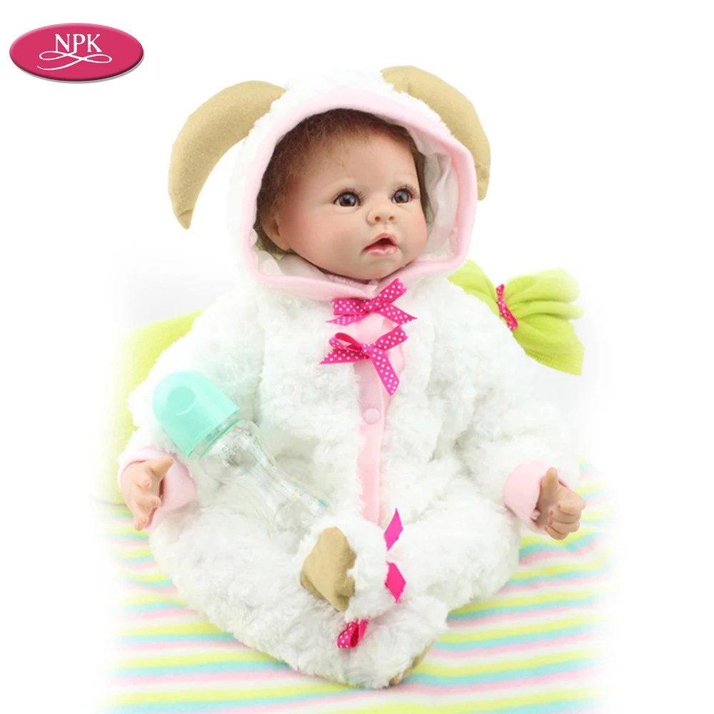 NPK силиконовые куклы Reborn Babies 55 см реалистичные принцессы для новорожденных