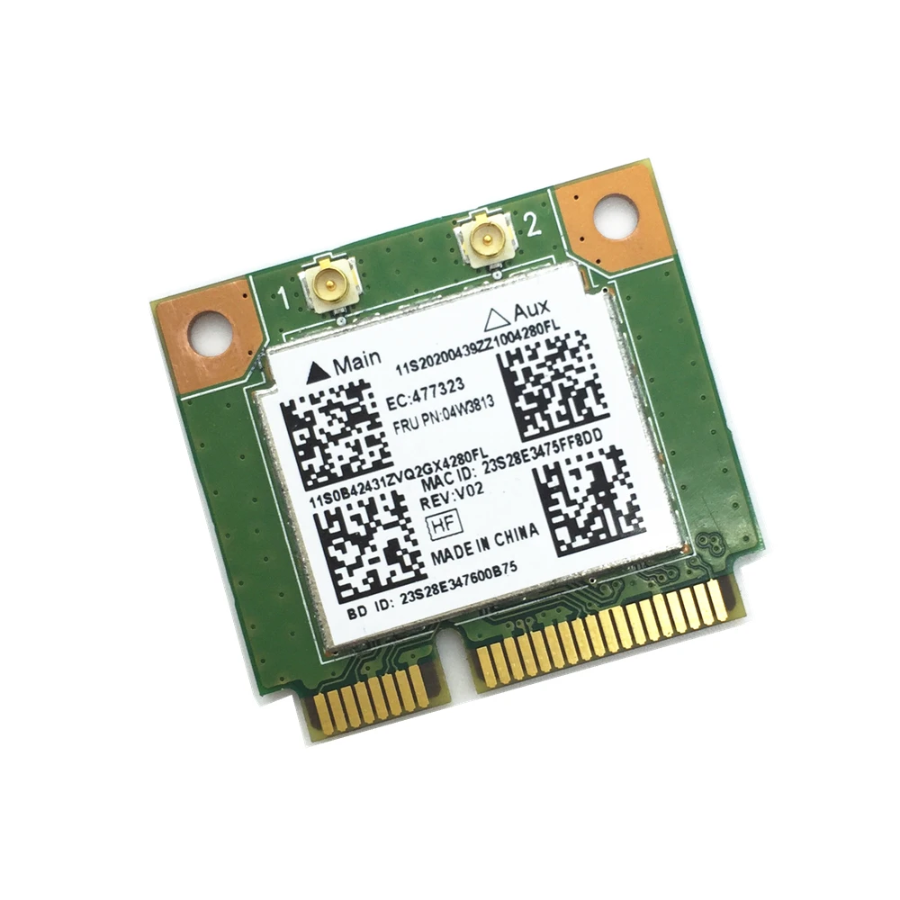 Сетевая карта для Realtek RTL8723BE 300M 802.11b/g/n Bluetooth 4 0 04W3813 MINI PCI Express E540 S440 S540|realtek network|s540realtek
