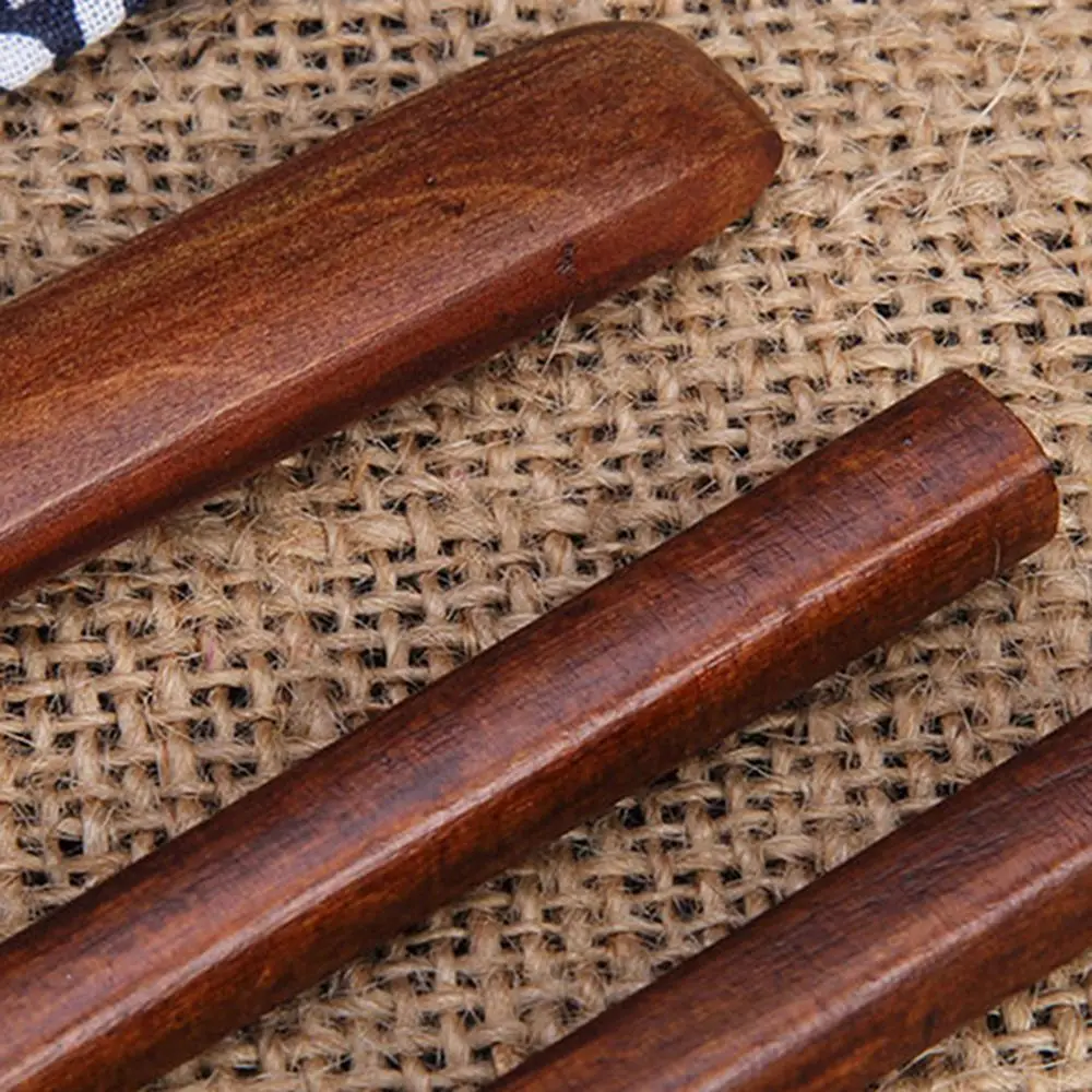 Деревянные палочки для еды и ложки дорожный костюм китайские палочки для еды экологически чистые портативные деревянные столовые приборы