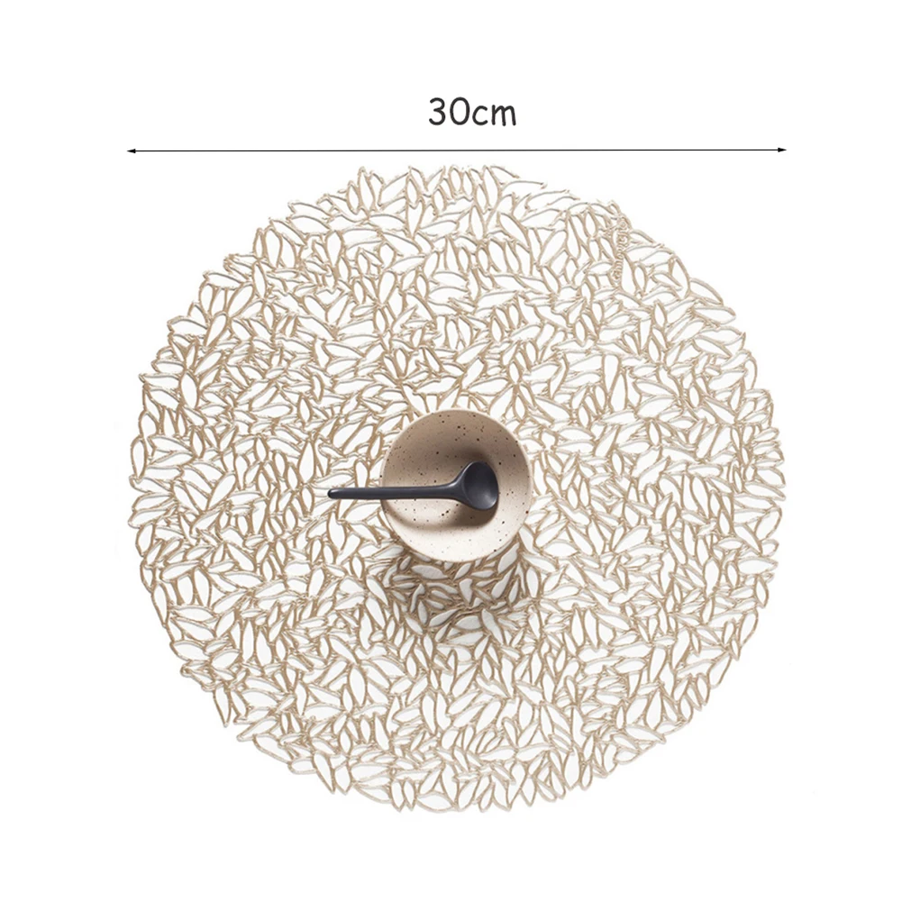 Розовые золотые/Золотые коврики для стола подстилка из ПВХ полый нагрев