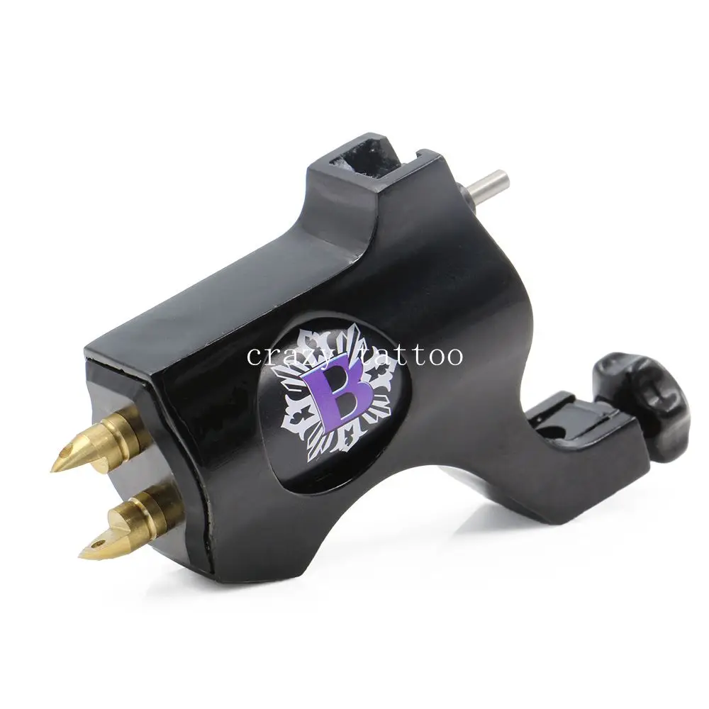 

New Rotary Tattoo Machine Black Color Tattoo Machine For Shader Liner Fashion Permanent Tattoo Gun Free Shipping