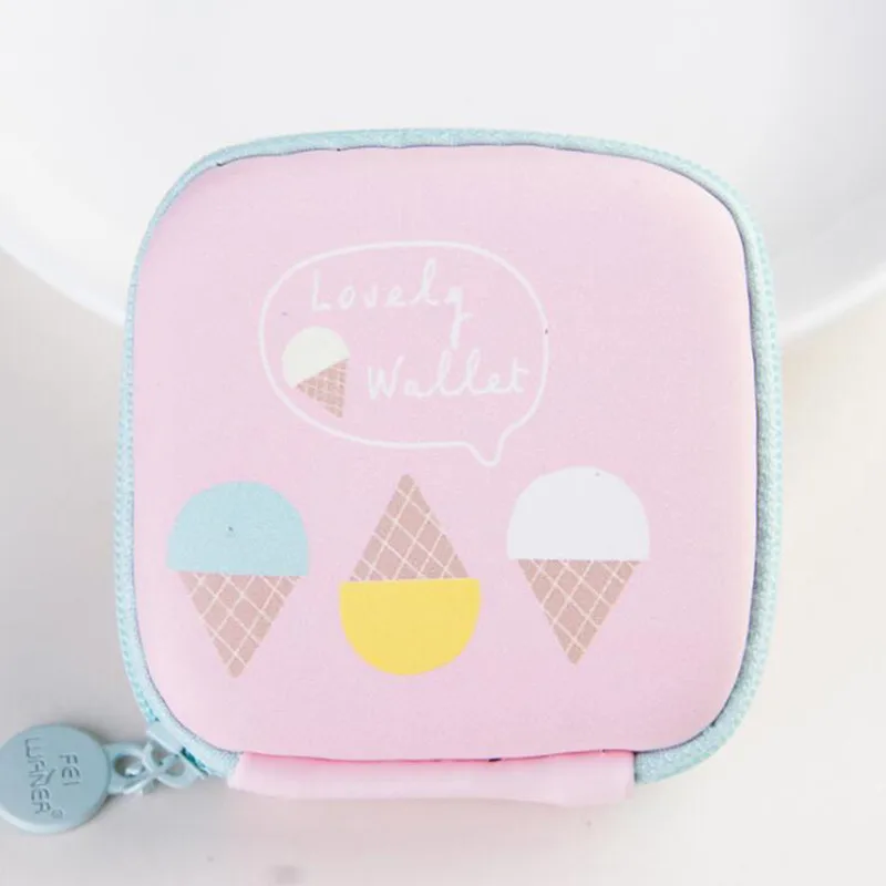 1 pink ice cream Детские сувениры, кошелек для монет, чехол для наушников, свадебные подарки для гостей, подарок подружки невесты, вечерние сувениры, товары для подарка в школу - Цвет: 1 pink ice cream