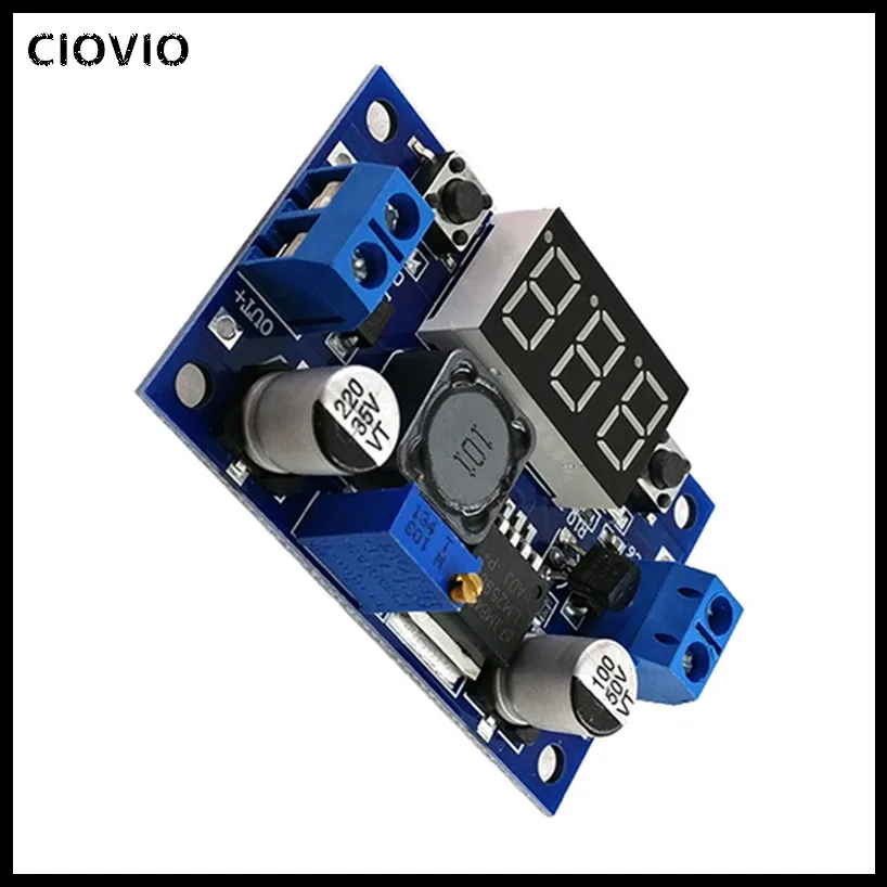 DC понижающий модуль LM2596 DC/DC 4 0 ~ 40V до 1 25 37V Регулируемый регулятор напряжения со