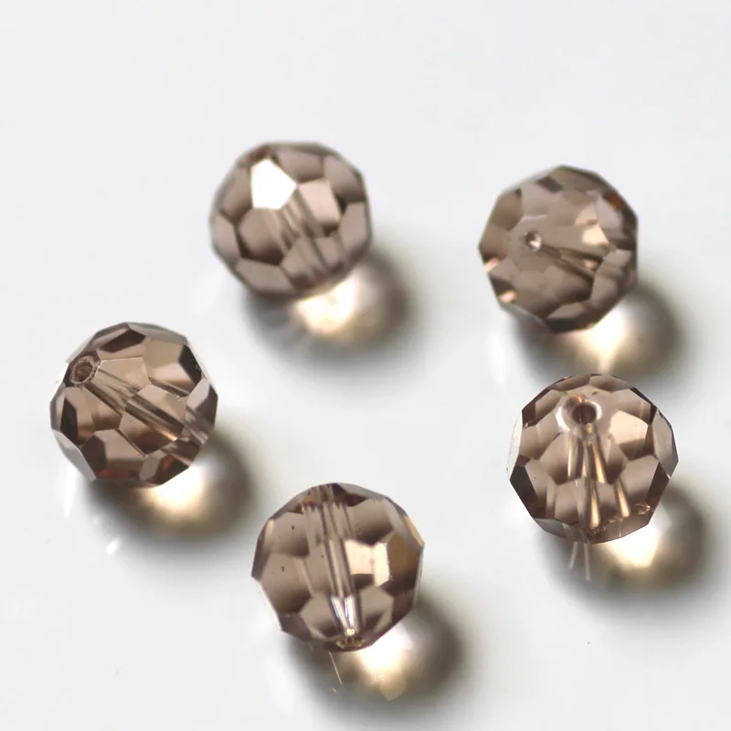 Бусины из австрийского хрусталя в форме футбольного мяча 10 мм 100 шт. круглые