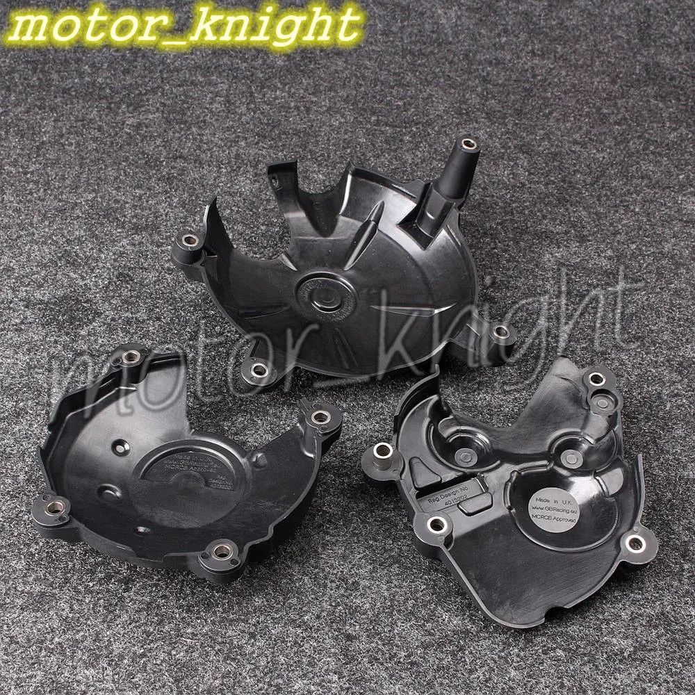 Высококачественный новый гоночный черный комплект крышек двигателя для Kawasaki Ninja