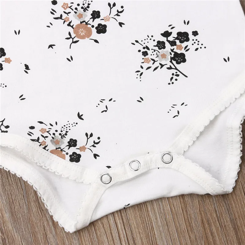 

3Pcs/Lot Newborn Baby Girl Boy Summer Romper 2019 Baby Boys Girls Sleeveless Clothes Floral Printed Sling Cotton Romper Jumpsuit