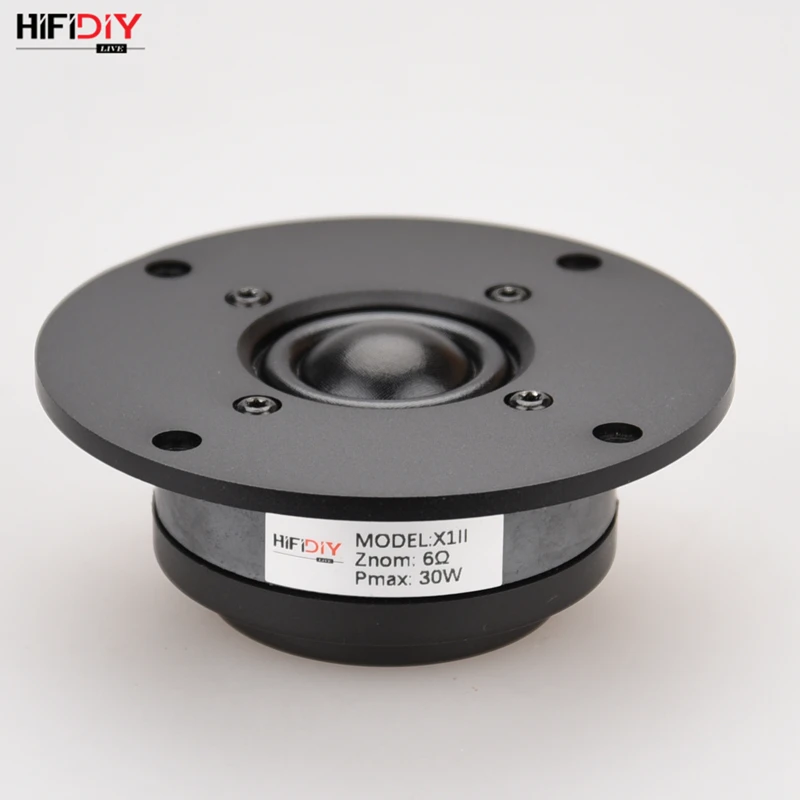 Hifidiy LIVE Q1II 4,5 дюйма твитер Динамик блок алюминиевая панель Черный Шелковый мембрана 8 Ом 30 Вт тройной громкоговоритель 110/116/120 мм