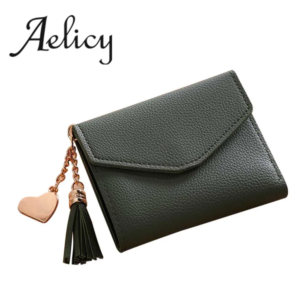 Aelicy Роскошный кошелек с кисточками модный дизайнерский однотонные стандартные