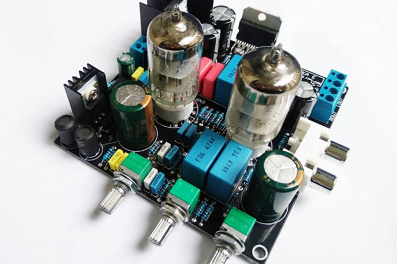 6N3 привод TDA7379 вакуумный ламповый усилитель стерео Hi-Fi усилитель Предварительный усилитель 38 Вт+ 38 Вт DC 12 В