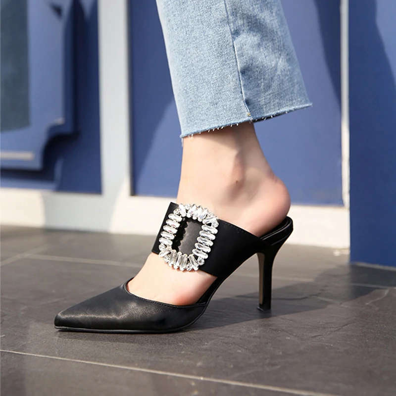 Женская обувь на высоком каблуке zapatos mujer tacon летние сандалии с кристаллами
