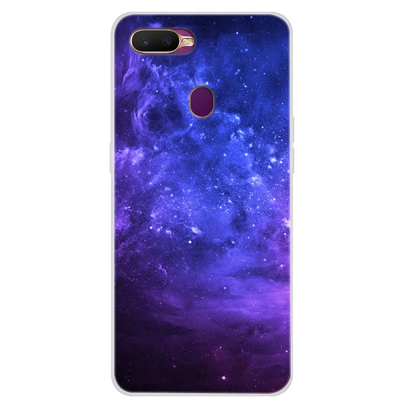 13 Силиконовый чехол для OPPO A7 Cover AX7 Soft Art Star Space Print Back чехол для OPPO A5S AX5S AX7 Pro A7 прозрачный чехол-бампер для телефона - Цвет: 13