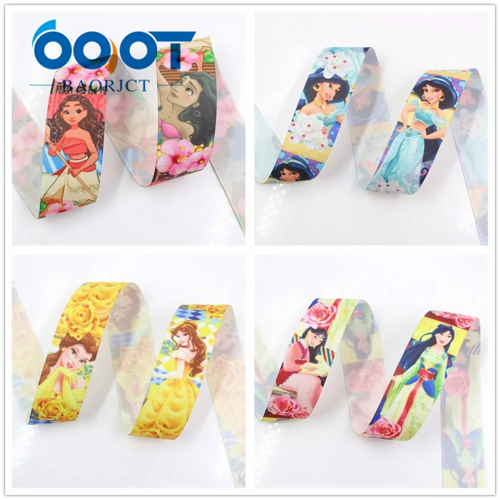 OOOT BAORJCT I-19518-1274, 38 мм 10 ярдов мультфильм термотрансферные печатные корсажные ленты, ленты ремесла, лук колпачок DIY аксессуары