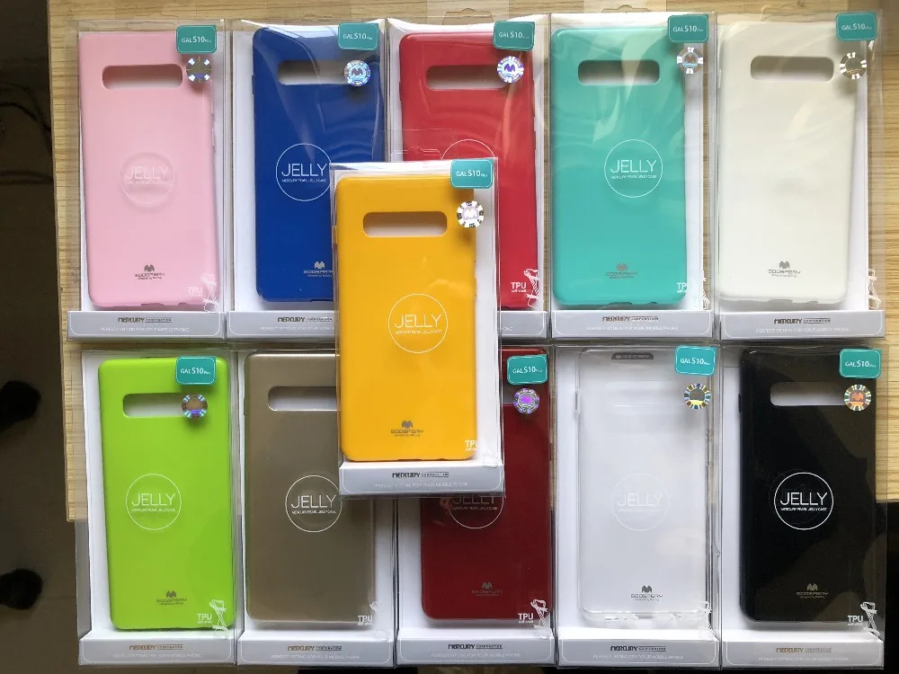 Для samsung Galaxy S10 S10 плюс S10e Mercury Goospery груша Цвет мягкий гелевый защитный чехол тонкий