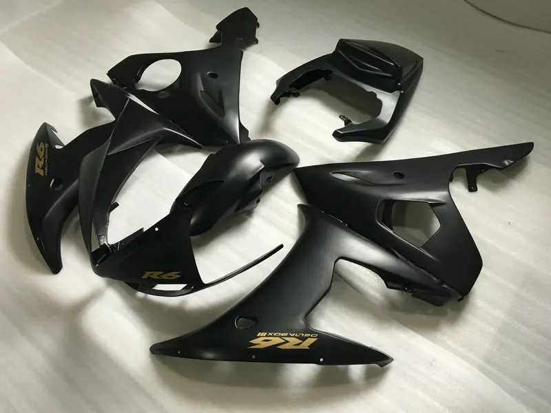 Первоклассный комплект обтекателей для мотоцикла YAMAHA YZFR6 2003 2004 YZF R6 03 04 ABS Матовый