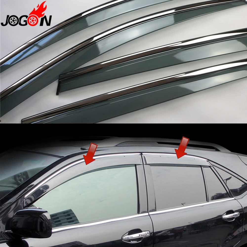 Для Lexus RX XU30 RX300 RX350 RX400h 2004-2009 Toyota Harrier Window Sun Rain козырьки вентиляционный дефлектор защита от погоды