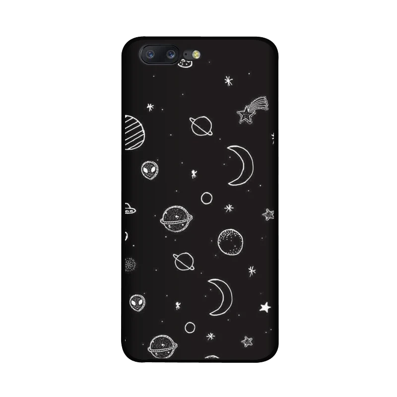 Мягкий силиконовый чехол QAQsam для OnePlus 5T 1 + с рисунком 5 рисунком|Бамперы| |