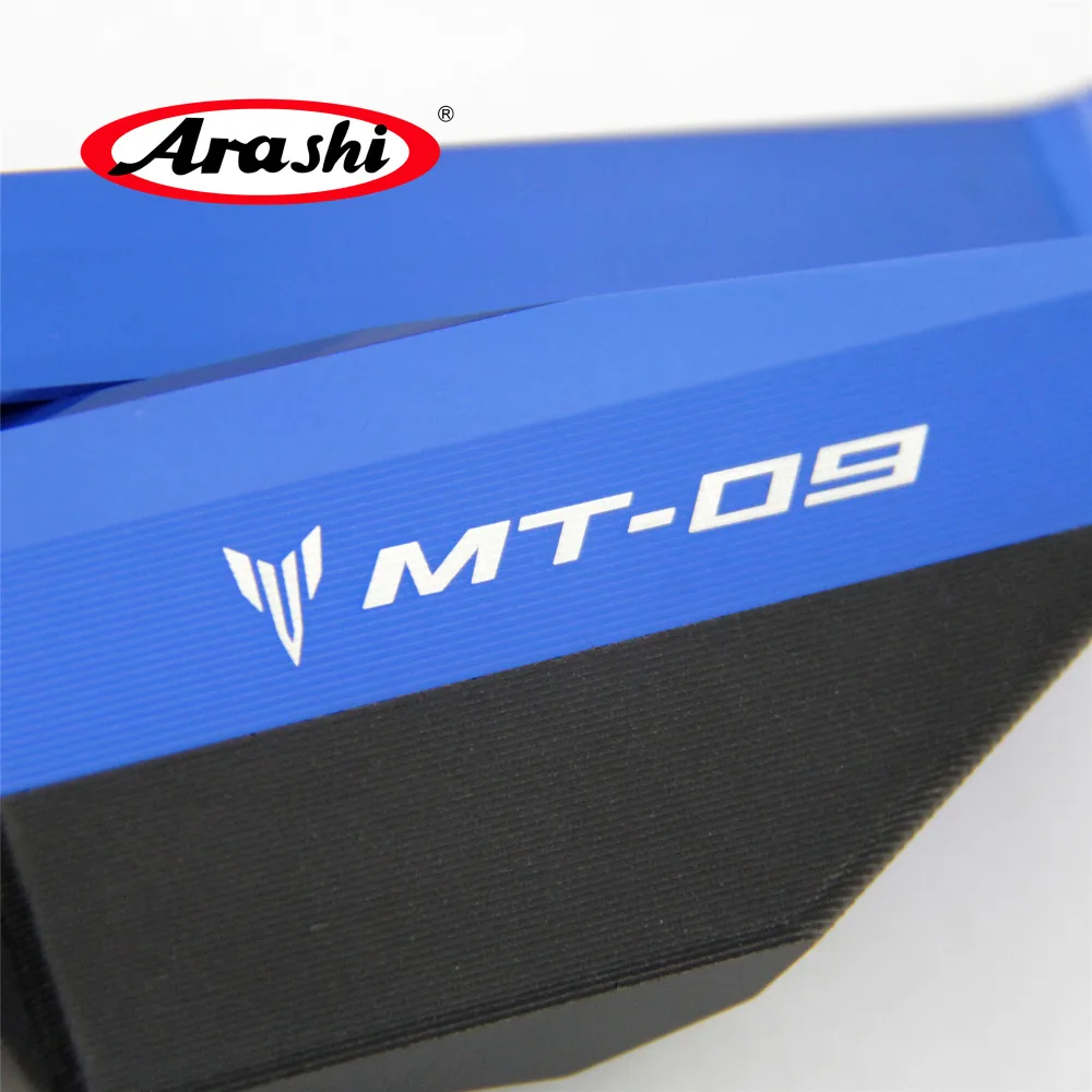 Arashi 2 шт. MT 09 CNC ползунок для двигателя крышка защитная колодка YAMAHA MT09 FZ09 2014 2015 2016 2017