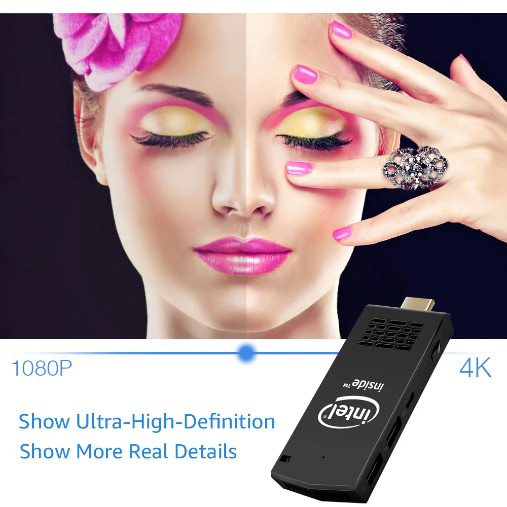 Мини-ПК W5 T5 ТВ-флешка Windows 10 Intel Z8350 четырехъядерный Bluetooth Wi-Fi 2 4G/5G ГБ/4 ГБ DDR 32 ГБ/64 eMMc