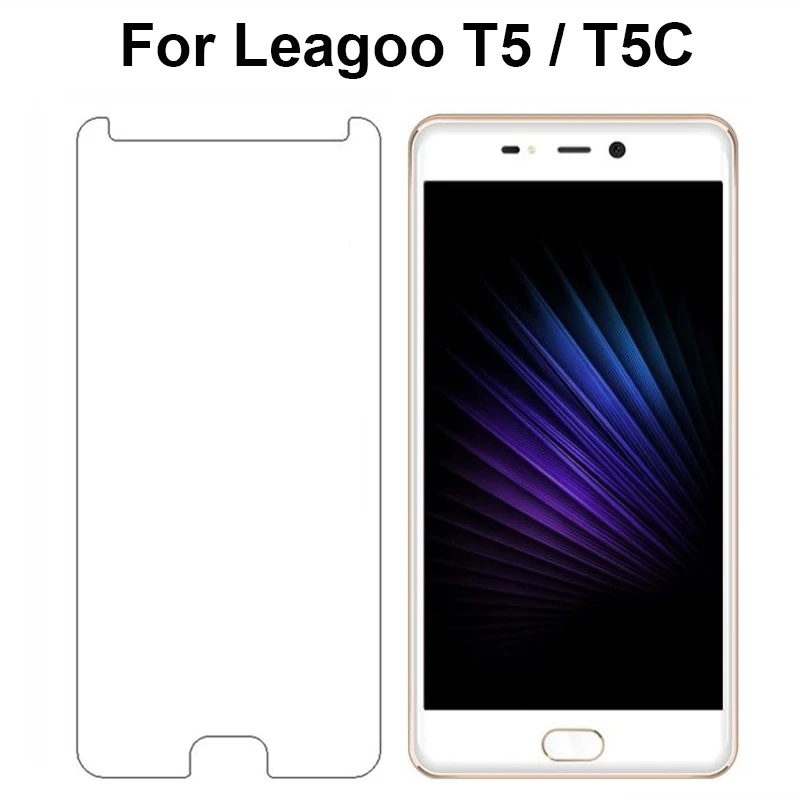 Упрочненная Защитная пленка для Leagoo T5C чехол стекло 9 H Премиум Закаленное T5 5