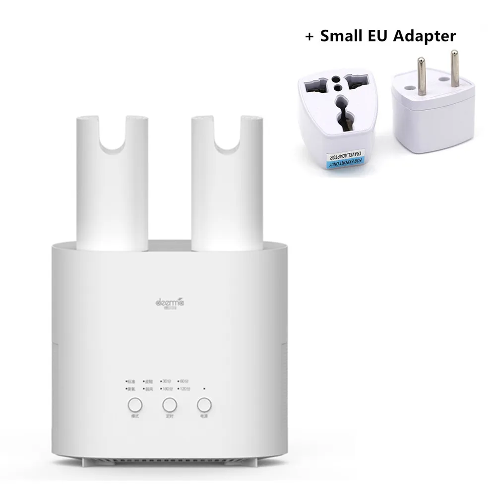 Add Small EU Plug Mi jia Deerma DEM-HX20 интеллектуальная многофункциональная Выдвижная сушилка для обуви многофункциональная стерилизация Dehu mi dification для обуви - Цвет: Add Small EU Plug
