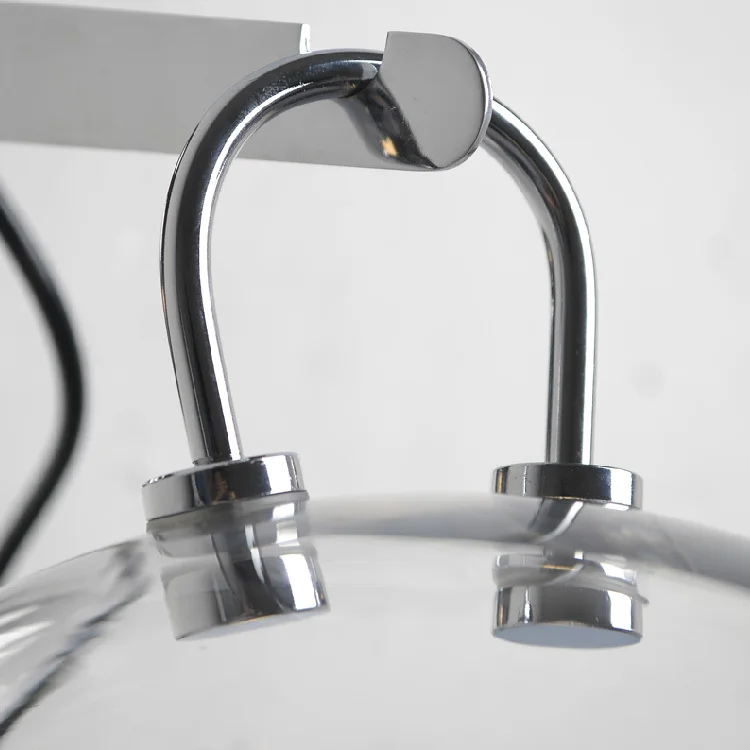 Прихожая 1 шт прозрачный стеклянный шар настенный светильник Ретро промышленное