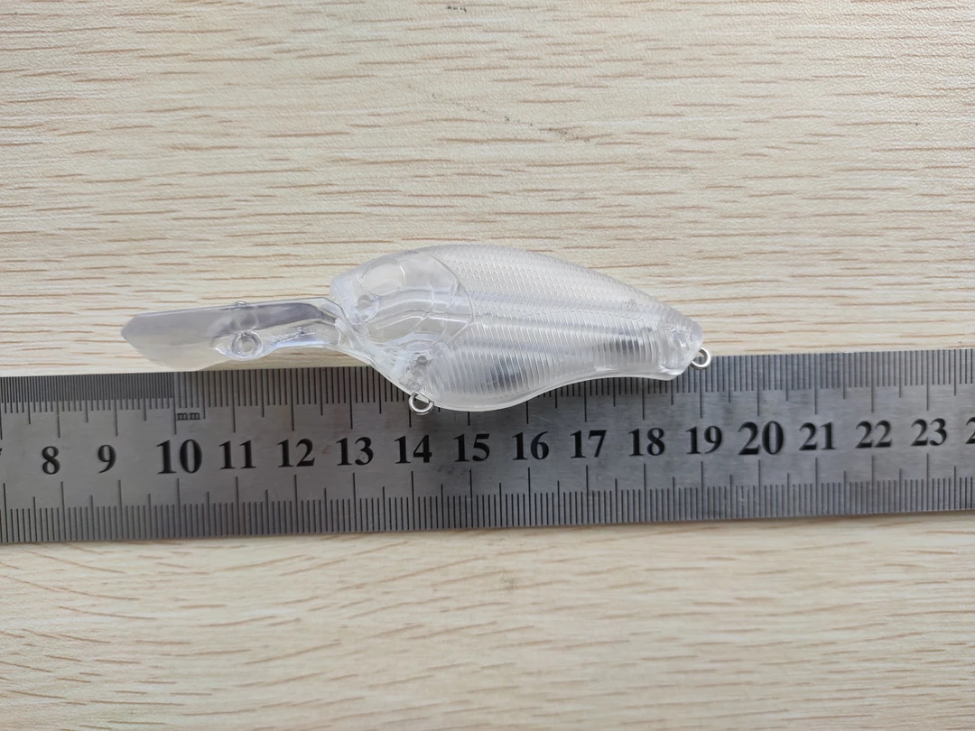 10 шт. Неокрашенная рыболовная приманка тело кренкбейт жесткие приманки Воблер