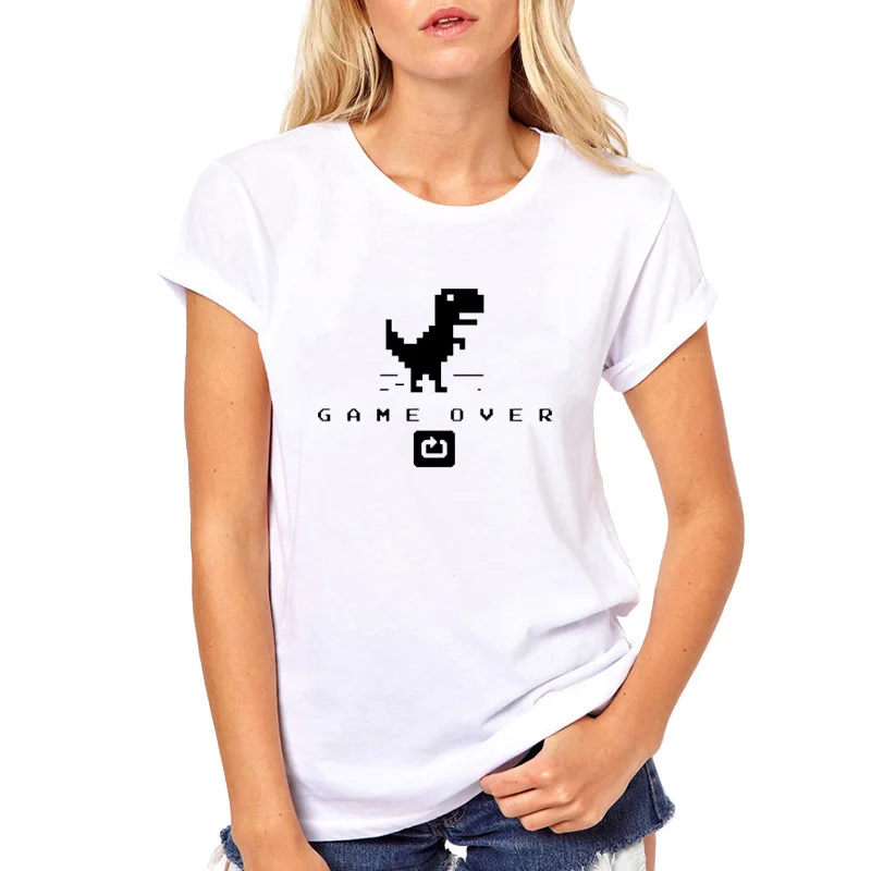 Новая футболка наивысшего качества женская летняя свободная забавная Футболка с