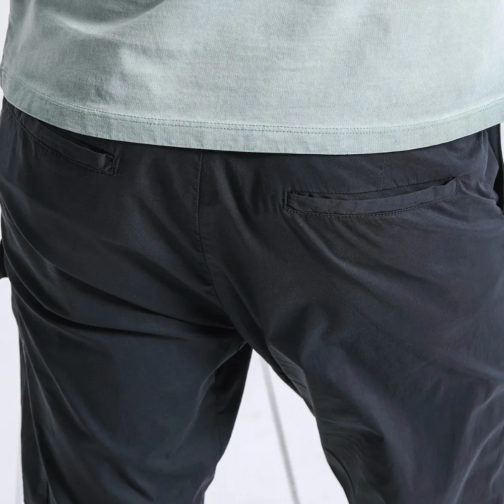 SIMWOOD Новинка 2019 г. Летние повседневные штаны для мужчин модные спортивные тонкие